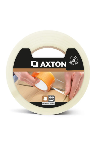 Axton Ταινία συσκευασίας Axton, 48 mm x 100 μέτρα, Διαφανές