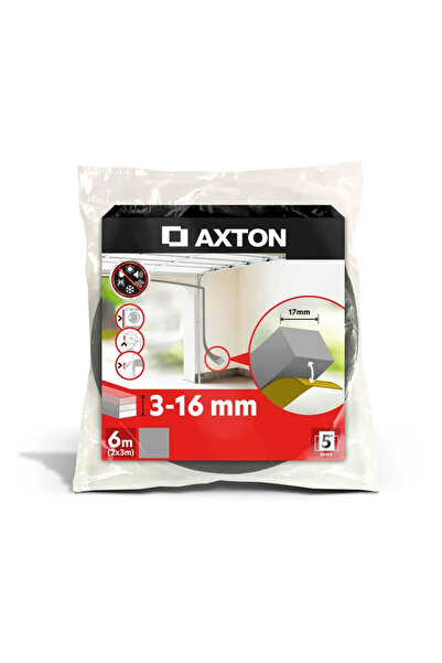 Axton Banda etansare Axton, gri, 3-16 mm, 6 metri, pentru uz industrial