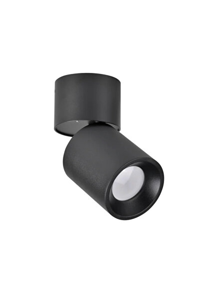 OEM Ρυθμιζόμενο επιτοίχιο σποτ, Nixa, 1 x GU10, 10 W, στρογγυλό, μαύρο