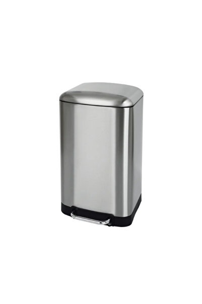 OEM Κάδος απορριμμάτων Delinia, ανοξείδωτο ατσάλι, άνοιγμα με πεντάλ, 30 λίτρ...