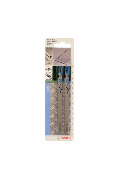 OEM Jigsaw blades, Bosch T1318A, for steel and stainless steel, max cutting w...