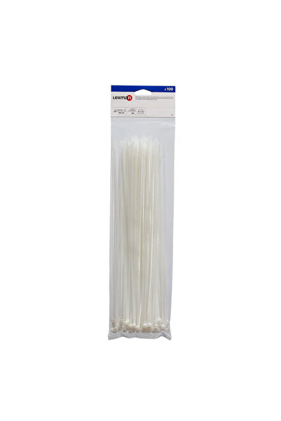 Lexman Κολιέ 350 x 3,7 mm, λευκό, (σετ 100 τεμαχίων)