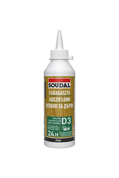 OEM Adeziv Soudal 65A, de constructii, pentru lemn D3, 250 g, transparent
