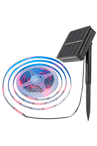 Inspire Banda LED solara Amaro, 5 metri, RGB, IP65