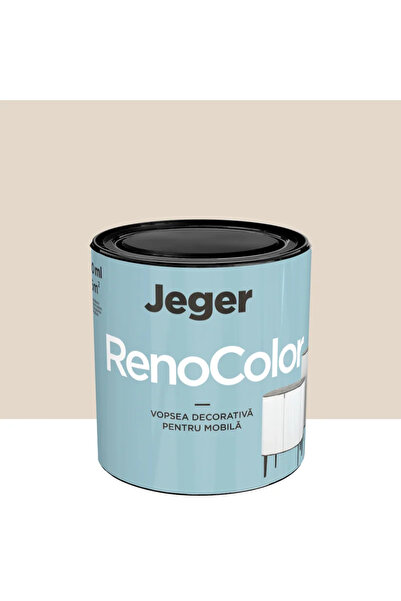 OEM Jeger Reno furniture paint, beige, satin finish, 0.45 L
