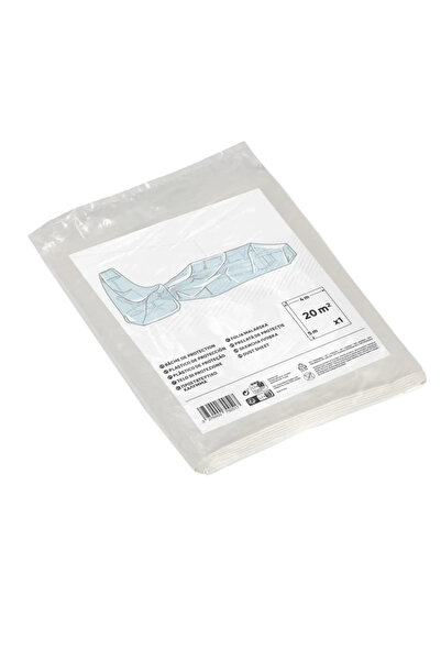 OEM Folie protectie pentru zugravit, din polietilena, 5 x 4 metri, 5 microni