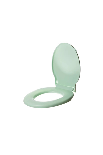 OEM Capac WC Unic, din plastic, inchidere standard, verde