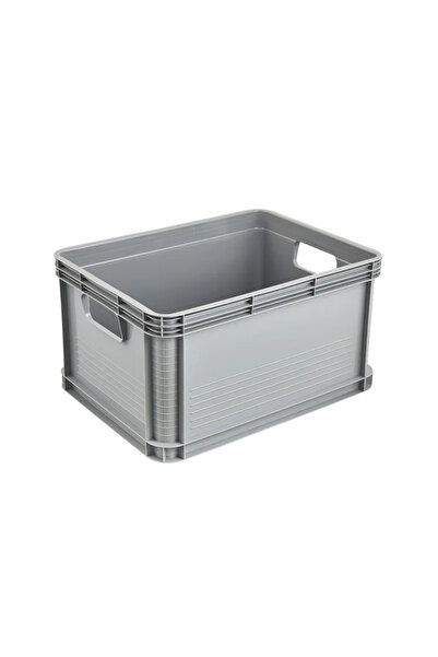 OEM Storage box, plastic, 40 x 30 x 22 cm, 20 L, gray