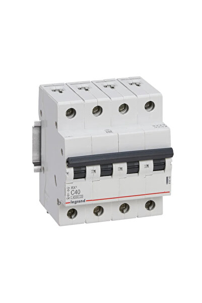 OEM Circuit breaker Legrand RX3, four-pole, 40 A, curve C, 4.5 KA