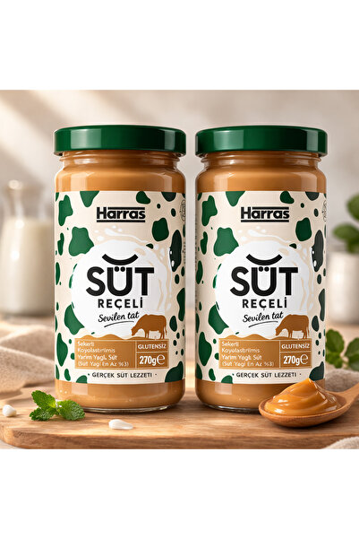 Harras Süt Reçeli 270 g x 2 Adet