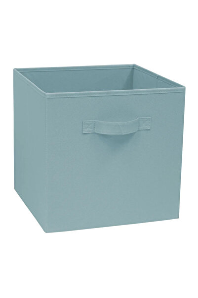 Spaceo Storage box 31 x 31 x 31 cm, Kub Celadon 4, blue