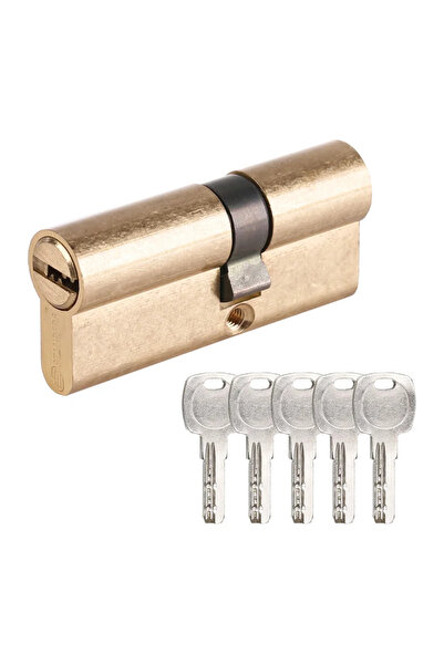 STANDERS Κύλινδρος από ορείχαλκο/χάλυβα, 6 ακίδες, 30 x 40 mm, 5 κλειδιά