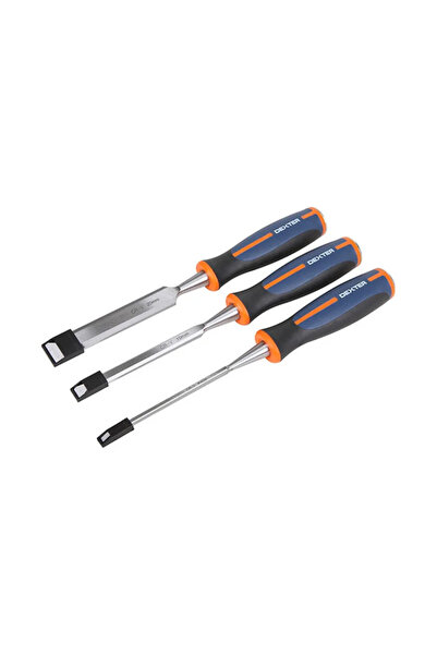 Dexter Dexter wood chisels, chrome-vanadium steel, 150 mm (set of 3 pcs)
