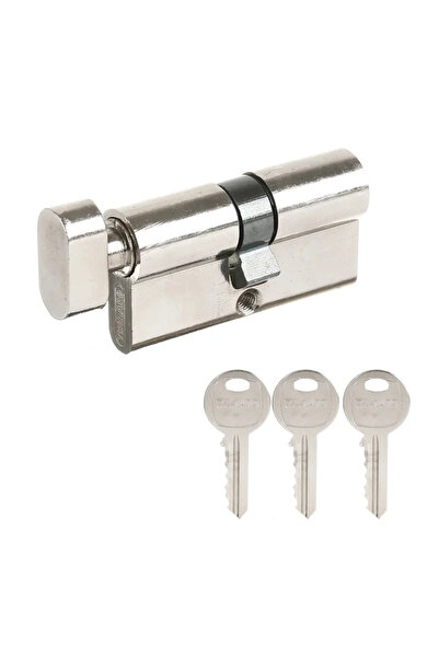 OEM Κύλινδρος από ορείχαλκο/χάλυβα, 5 ακίδες, 30 x 30 mm, 3 κλειδιά