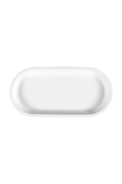 sensea Цветна тава за аксесоари, 25,5 x 12 x 2,2, смола, бяла