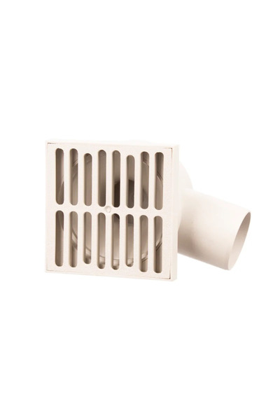 OEM Sifon pardoseala, orientabil, plastic, intrare 100 x 100 mm, iesire orizo...