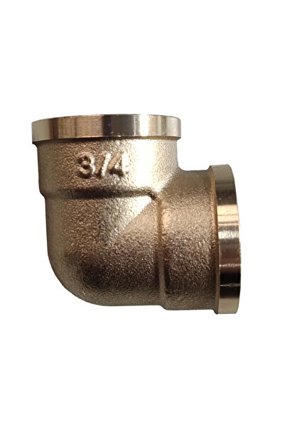 OEM 90° elbow, brass, female - female thread, 3/4' connection