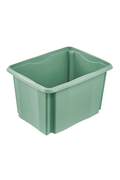 OEM Storage box, plastic, 44.5 x 34.5 x 27 cm, 30 L, green