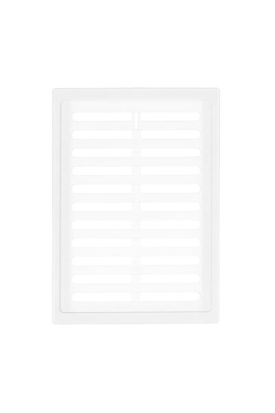 OEM Вентилационна решетка, ръчно регулиране, пластмаса, 14 x 21 см, бяла