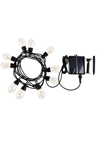 OEM Ηλιακή γιρλάντα από ζιρκόνιο, 3,6 W, 10 LED, ζεστό λευκό, 35lm, 6,5 μέτρα