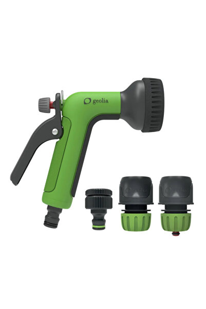 GEOLIA Pistol stropit si conectori Geolia, cu 8 jeturi si conectori, 12.5 mm