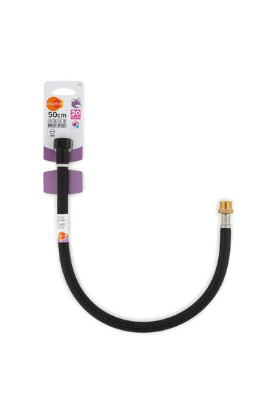 EQUATION Εύκαμπτη σύνδεση νερού, Equation, L 50 cm, DN8, 3/8" - 3/8", εσωτερι...