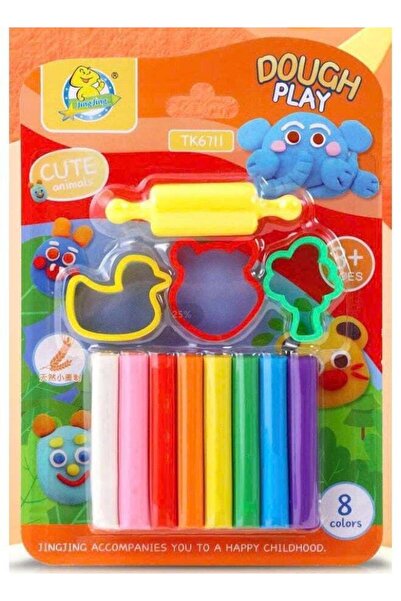 Fun Moment 8-Color Clay with 3 Molds