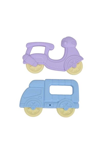 Fun Moment 2-Piece Vehicle Teething Toy Set