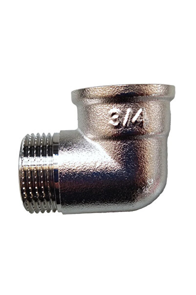 OEM Γωνία 90°, ορείχαλκος, εσωτερικό - εξωτερικό σπείρωμα, σύνδεση 3/4', επιχ...