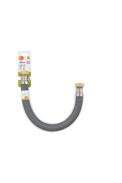 EQUATION Εύκαμπτη σύνδεση νερού, ανοξείδωτο ατσάλι, Μ 50 cm, DN19, 3/4" - 3/4...