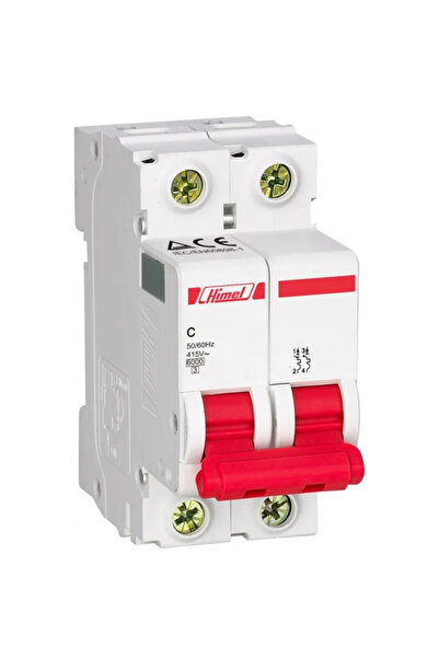 OEM Circuit breaker Himel 2P, C, 25A, 4.5 kA