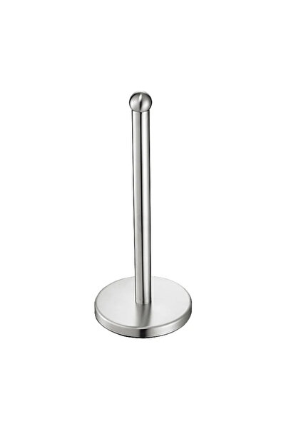 OEM Delinia paper roll holder, metal, Ø 15 x H 34 centimeters, gray