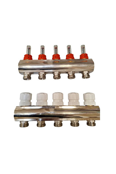 OEM Distribuitor din alama cu debitmetru, pentru incalzire in pardoseala Hoff...