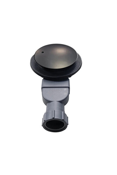 OEM Sifon cadita dus, slim, Ø 90mm, negru mat