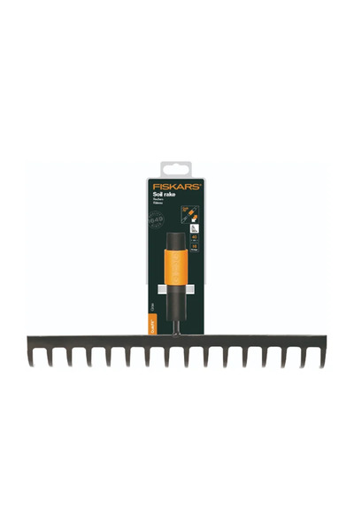 OEM Grebla pentru frunze, Fiskars, otel, cu 16 dinti, latime 40 cm, fara maner