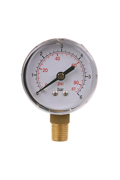 OEM Manometru radial Ensyco, plastic, filet exterior, Ø 1/4", 6 bar