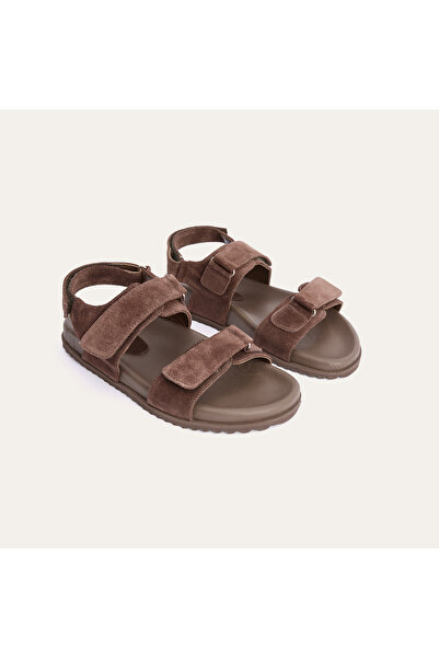 Mudo Double Strap S Suede D Leather Sandals