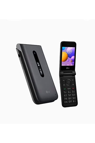 Generic هاتف LG Folder 2 المحمول، اللون أسود، يدعم شبكة الجيل الرابع LTE