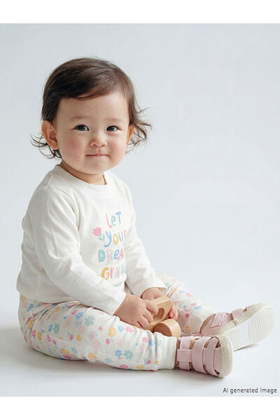 LC Waikiki Sparkling Choices by Shining Store Printed Baby Girl Snap Bodysuit...