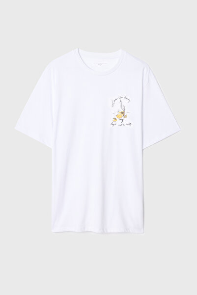 Mudo PRINTED CREW NECK T-SHIRT