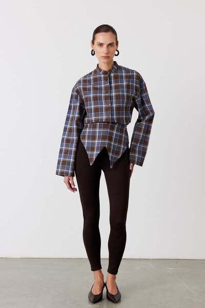 FACETTE Πουκάμισο Clair Καρό Μπλε