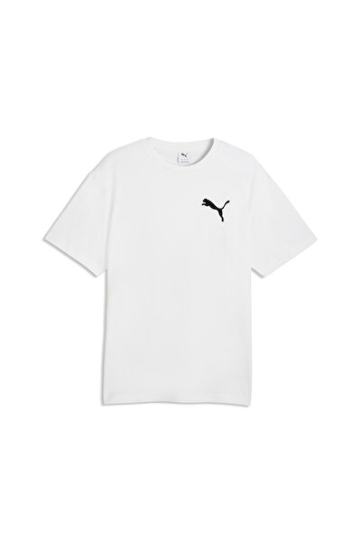 Puma ESSENTIALS Ανδρικό T-shirt με φαρδιά γραμμή και λογότυπο γάτας σε ανασηκ...