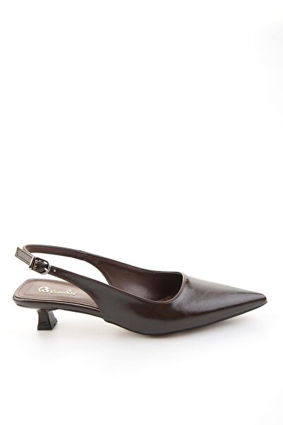 Bambi Kahve Kadın Klasik Topuklu Ayakkabı K01231513042