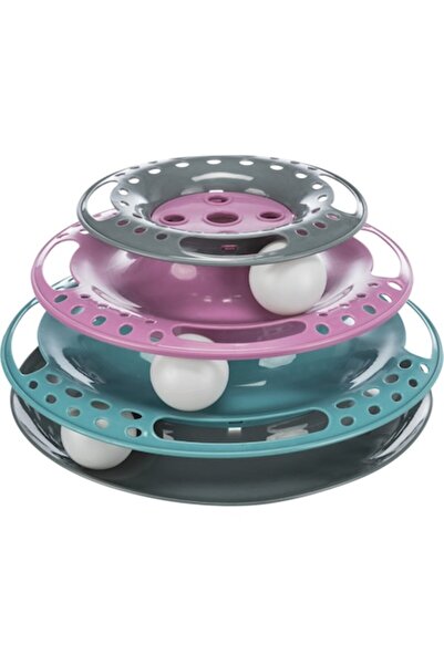 Trixie Jucărie pentru pisici, Turn de circuit, Plastic, 25x13 cm