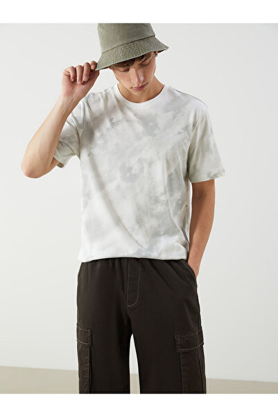 LC Waikiki Özmarka New Season Crew Neck Patterned Combed Cotton Men's T-Shirt