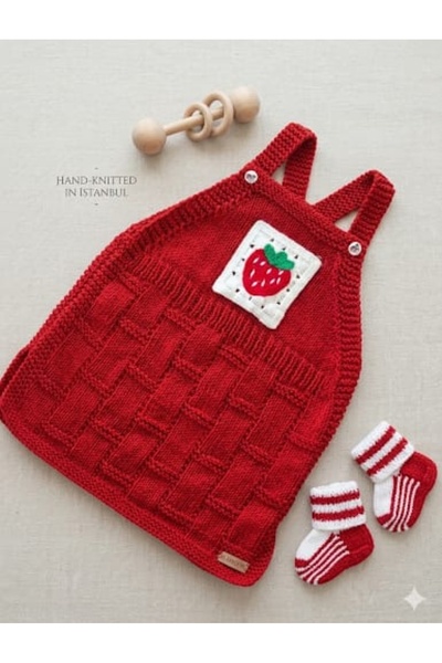 bymila Hand-Knitted Girl's Dress