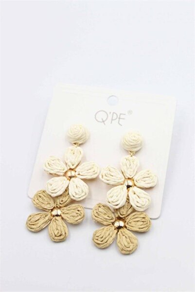 MENESSA أقراط زهرة القش - متعددة الألوان