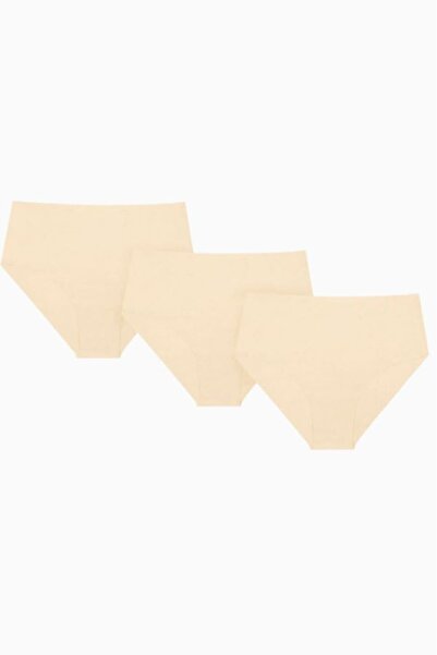 NBB Chiloți slip pentru femei decupare cu laser talie înaltă 3-pachet