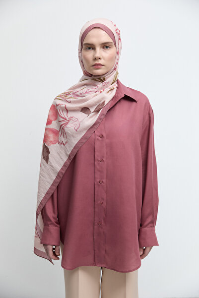 Tuğba Lalin Natural Şal - Pembe