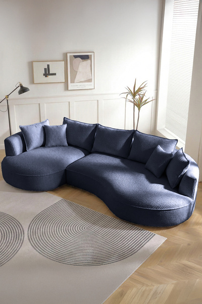 Eymense Venedik Plus Köşe Koltuk Sol Köşe Lacivert